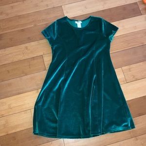 Kids velour dress